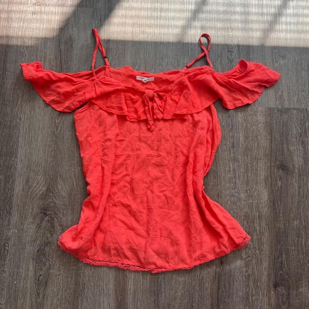 Y2K Maurices Coral Blouse